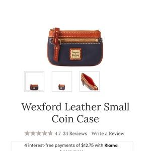 Wexford Leather Small Coin Case in EUC
